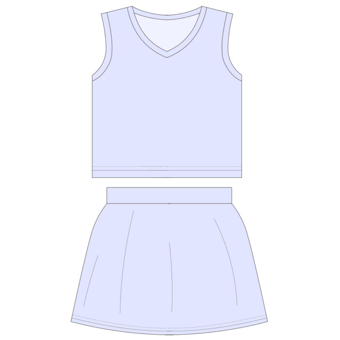 V-neck sleeveless sports vest parallel skirt suit