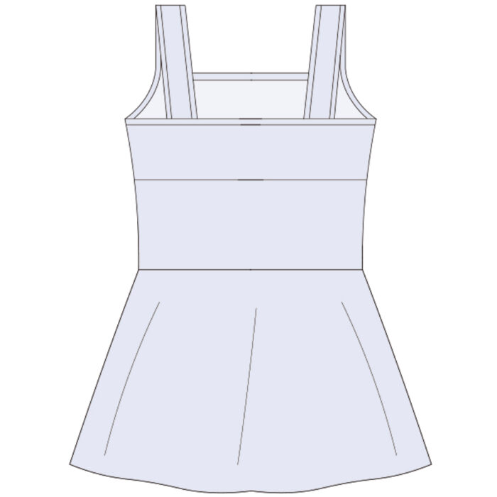 Soft Children's Square Neck ballet dance dress