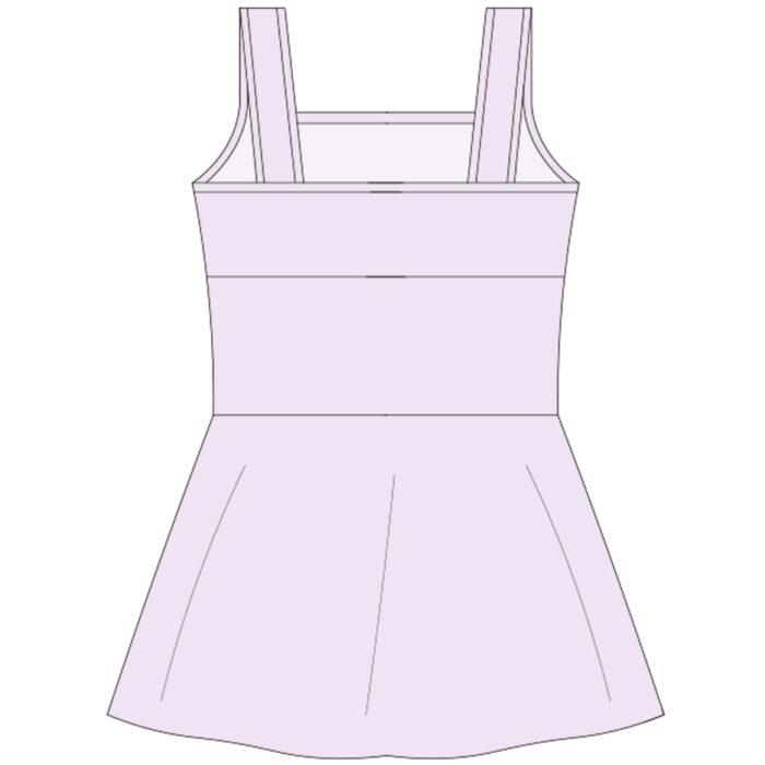 Soft Children's Square Neck ballet dance draess