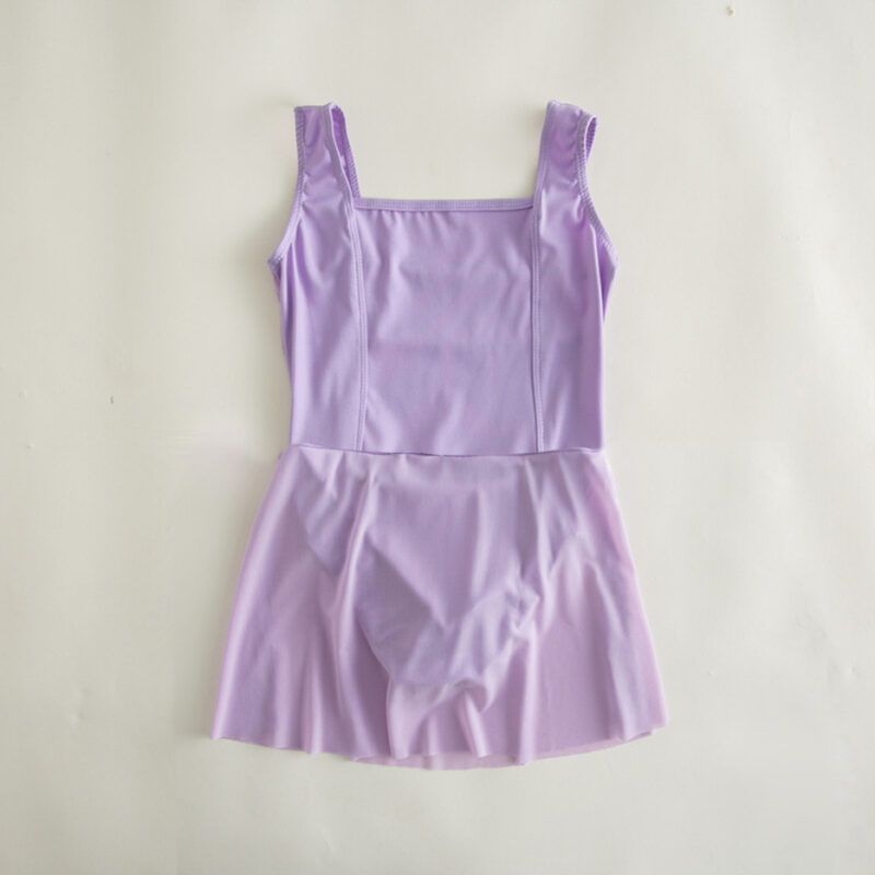 Soft Children's Square Neck ballet dance dress