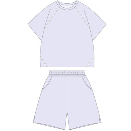 Kids Lightweight Tee & Soft Shorts 2 Pieces Set