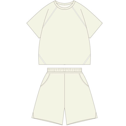 Kids Lightweight Tee & Soft Shorts 2 Pieces Set