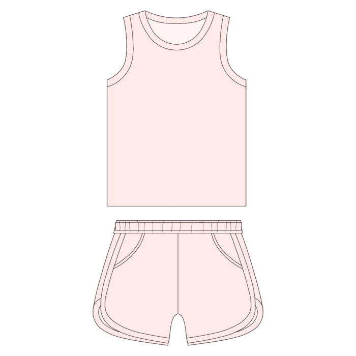 Sleeveless 2 Pieces Tracksuits Set