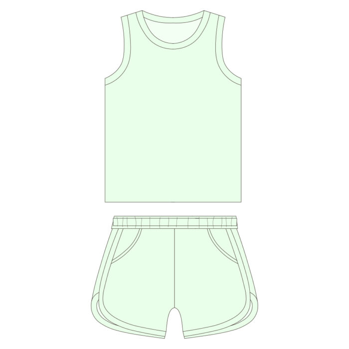 Sleeveless 2 Pieces Tracksuits Set
