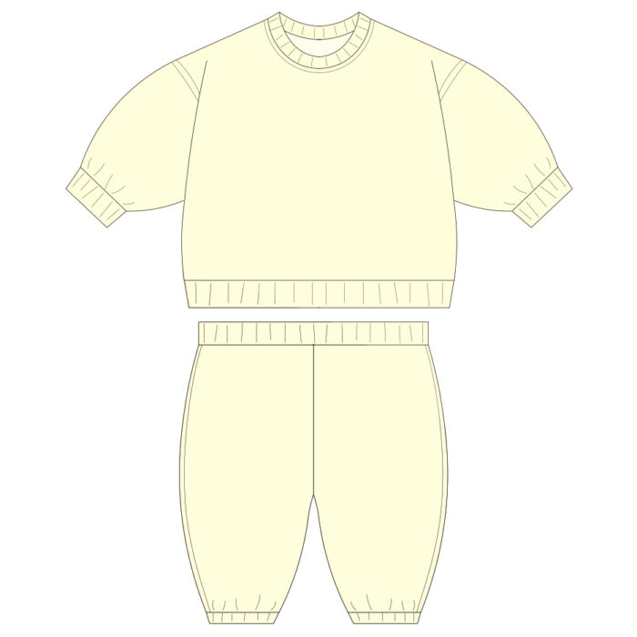 Custom B2B Kids Fleece Two Piece Set