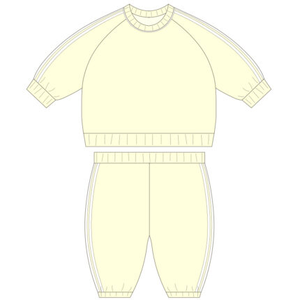 Kids Long Sleeve Two-Piece Athletics Set