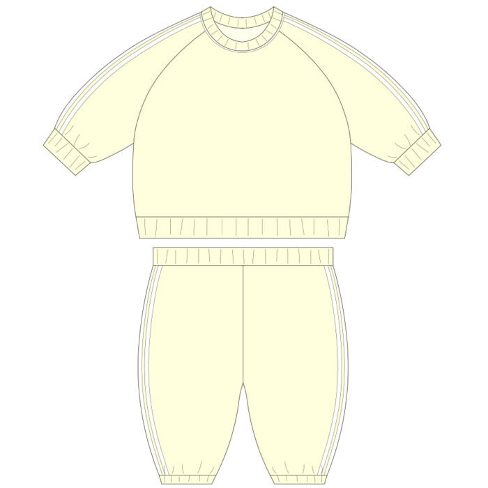 Kids Long Sleeve Two-Piece Athletics Set