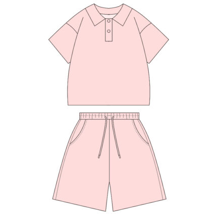 Custom Kids Polo T-Shirt & Shorts Set