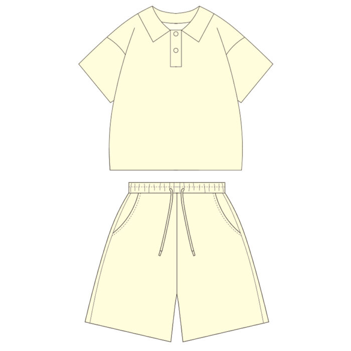 Custom Kids Polo T-Shirt & Shorts Set