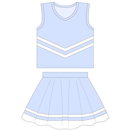 Custom Kids Girls Cheer Outfit 2 Piece Set