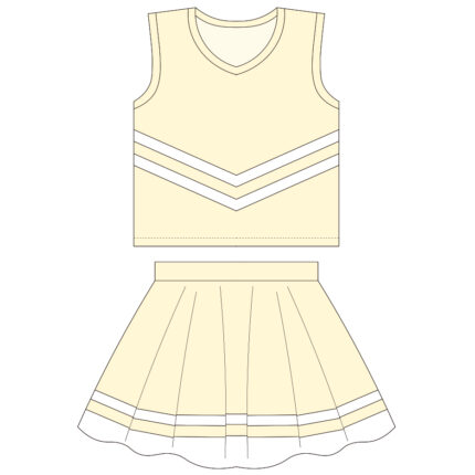 Custom Kids Girls Cheer Outfit 2 Piece Set