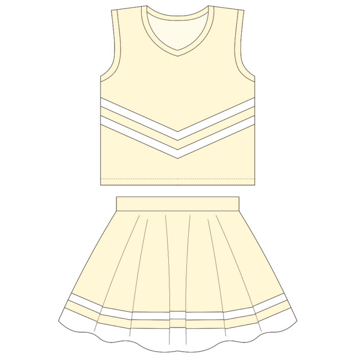 Custom Kids Girls Cheer Outfit 2 Piece Set