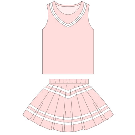 OEM/ODM Service Custom Kids Cheerleader Outfit