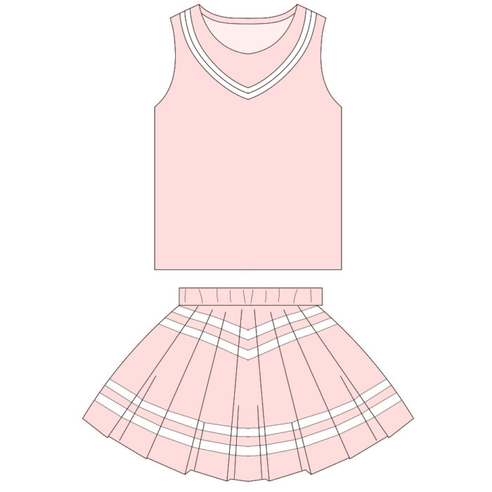 OEM/ODM Service Custom Kids Cheerleader Outfit