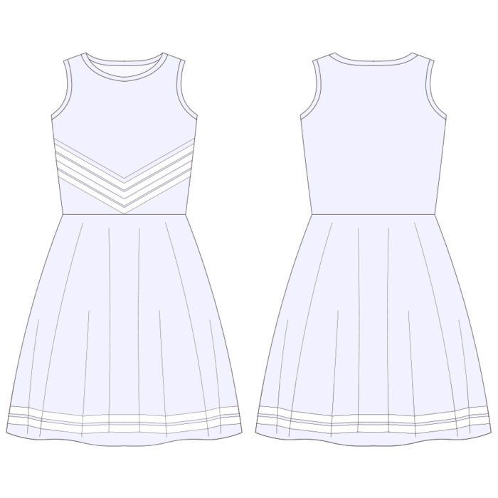 Custom Cheerleading Dress for Kids Girls