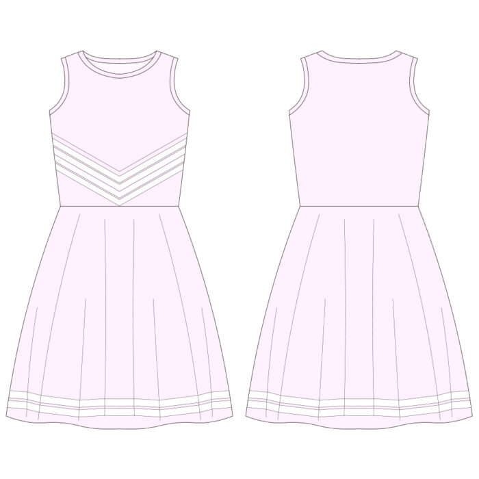 Custom Cheerleading Dress for Kids Girls