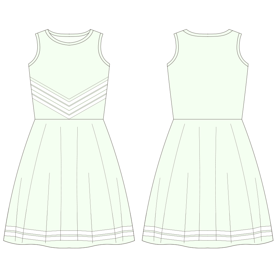 Custom Cheerleading Dress for Kids Girls