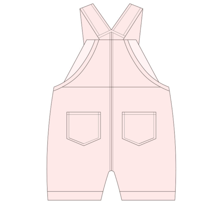 Custom Soft Breathable Baby Overalls