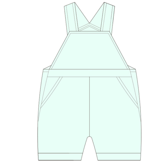Custom Soft Breathable Baby Overalls