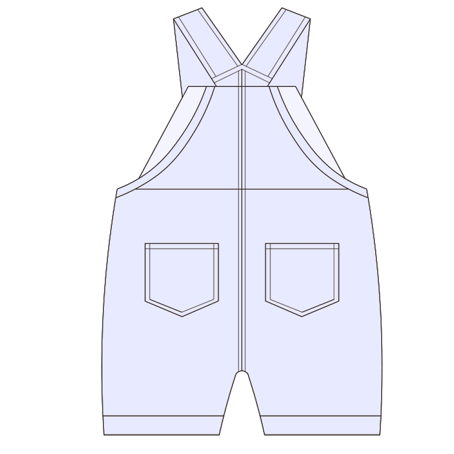 Custom Soft Breathable Baby Overalls