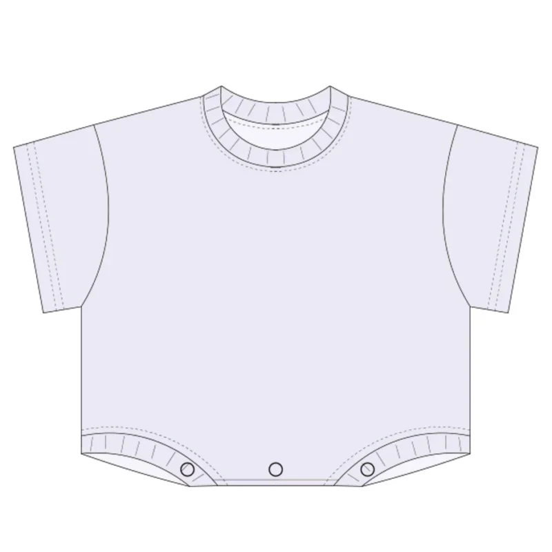 loose fit soft infant baby rompers