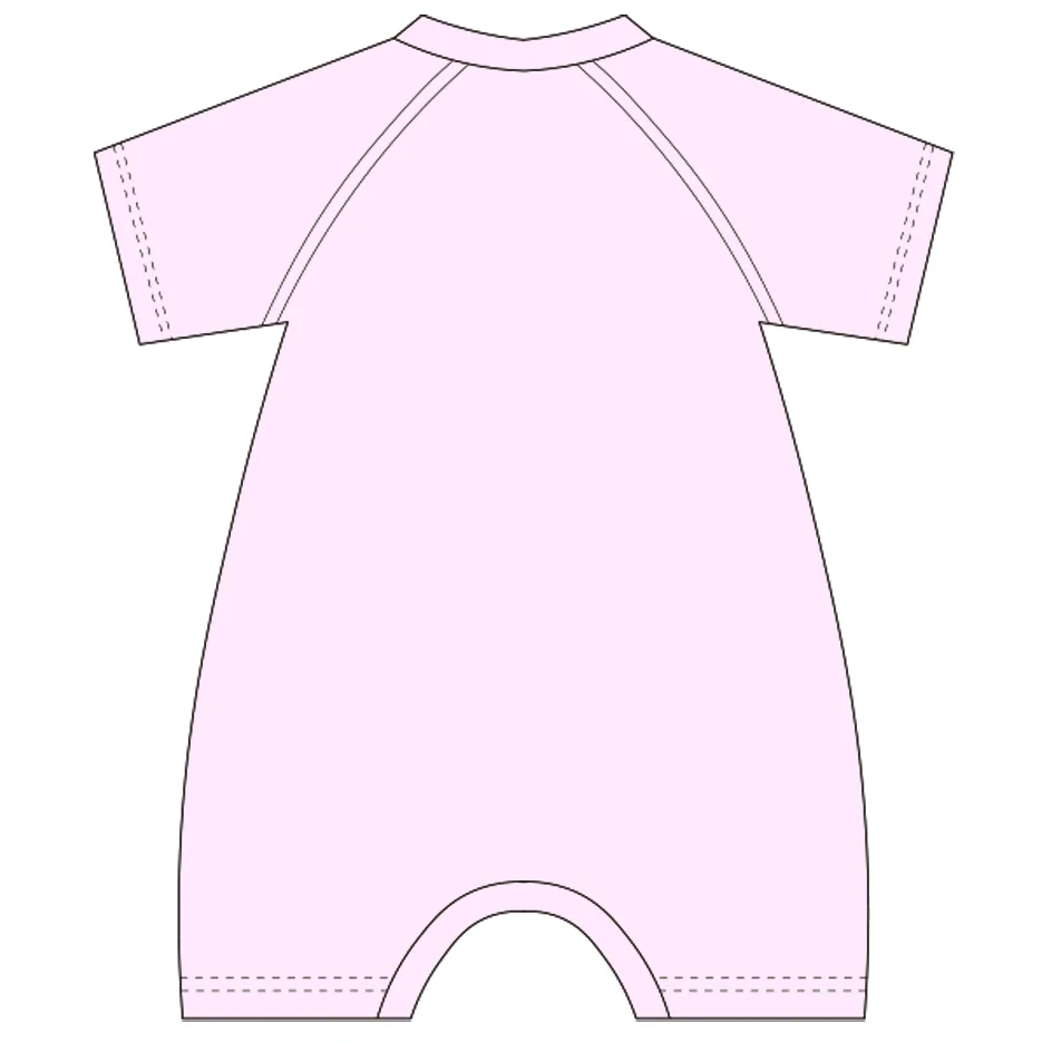 purple baby romper