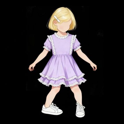 Baby Girl Ruffle Decorated Dress