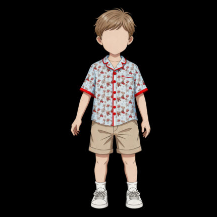 Custom Boys’ Printed Shirt