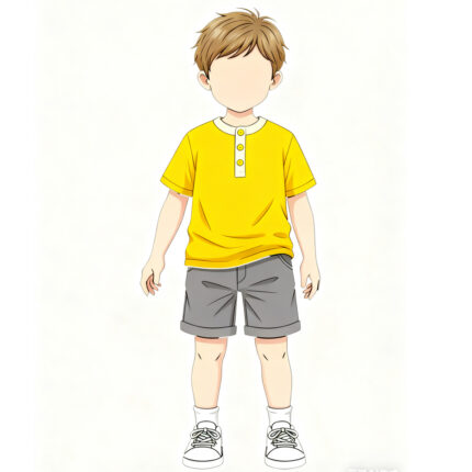 Custom Kids Henley T-Shirt