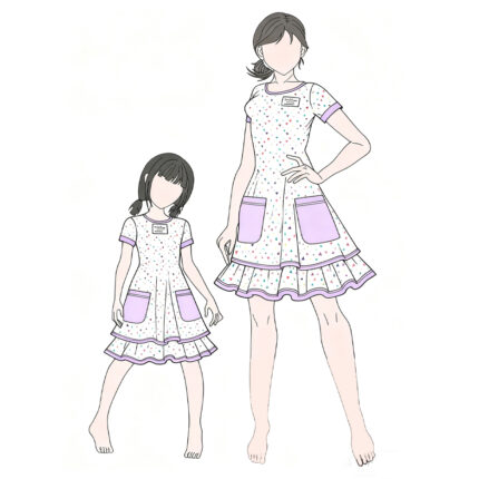 Custom Mommy & Me Pocket Ruffle Dress