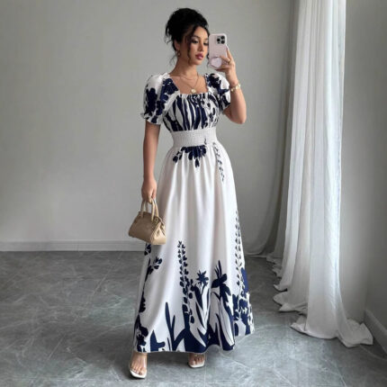 Custom Women’s Floral Maxi Dress