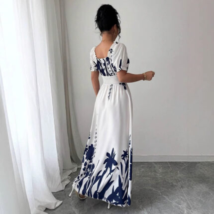 Custom Women’s Floral Maxi Dress