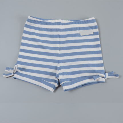 Custom Kids Side-Tie Organic Cotton Knit Summer Shorts