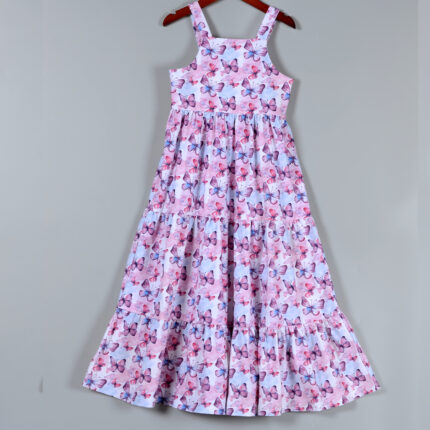 Supplier Custom Mommy & Me Butterfly Tiered Matching Dress