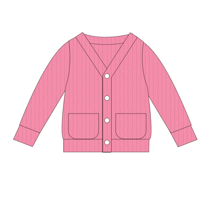 Long Sleeve Cardigan V-neck Pocket Sweater