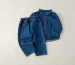 1-cotton denim clothing sets